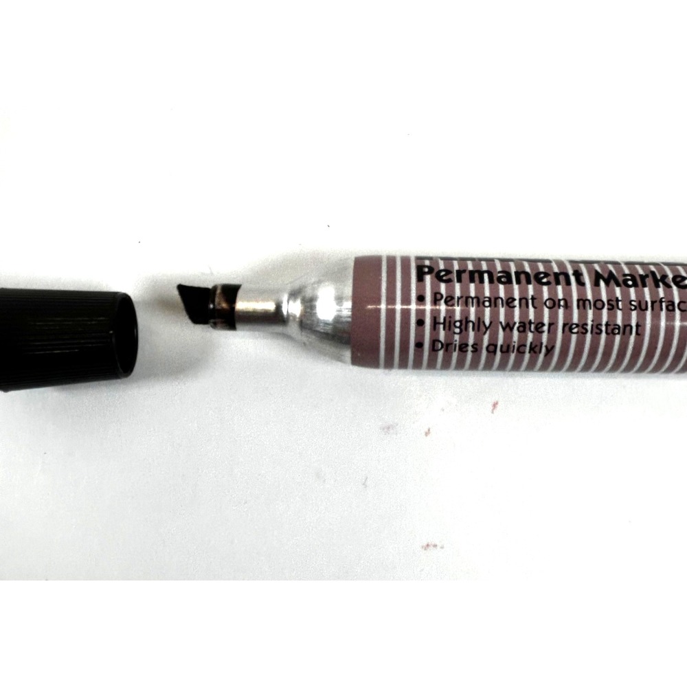 One Vintage Sanford King Size Permanent Marker Smelly #15000 Black Ink NOS WORKS - Picture 3 of 4